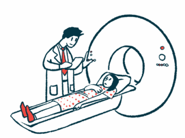 An illustration shows a patient undergoing an MRI scan.