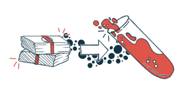 An illustration shows dollars being turned into laboratory research.